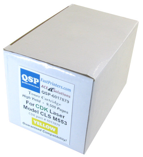 QSP 6017879 ~ QSP Reman Yellow Toner Cartridge For CDK CLS M553 Printer High Yield 9.5k Pages