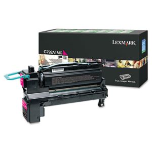 Lexmark C792A1MG ~ Lexmark Toner Print Cartridge Magenta C792 X792 6k Pages Standard Yield