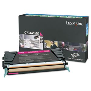 Lexmark X746A1MG ~ Lexmark Toner Print Cartridge Magenta X746 X748 7k Pages Standard Yield